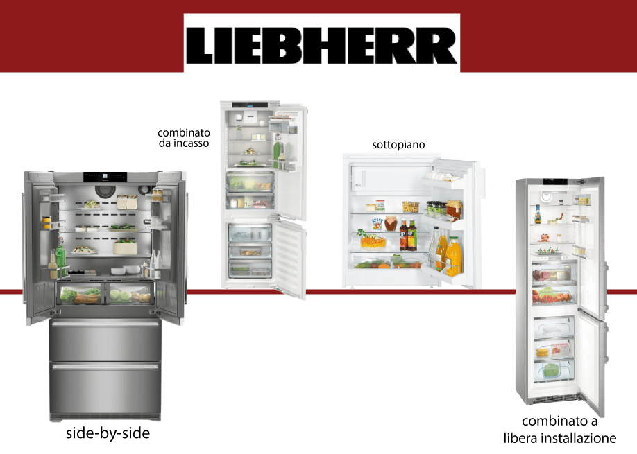 Modelli dei frigoriferi Liebherr